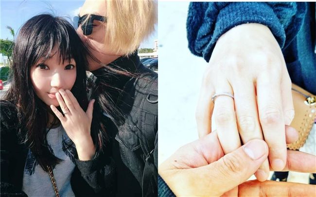「閃靈」吉他手結婚了！女友甜秀婚戒