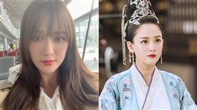 陳喬恩、獨孤皇后。（圖／微博）