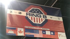 ▲中華民國國旗高掛在美國跆拳道公開賽會場。（圖／跆拳道協會提供）