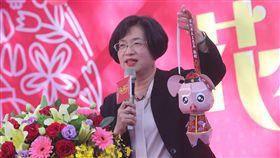 王惠美出席花在彰化記者會（1）彰化縣長王惠美31日在台北出席「2019花在彰化－花好月圓豬事如意」記者會，宣傳彰化在地花卉與燈會。中央社記者吳家昇攝　108年1月31日