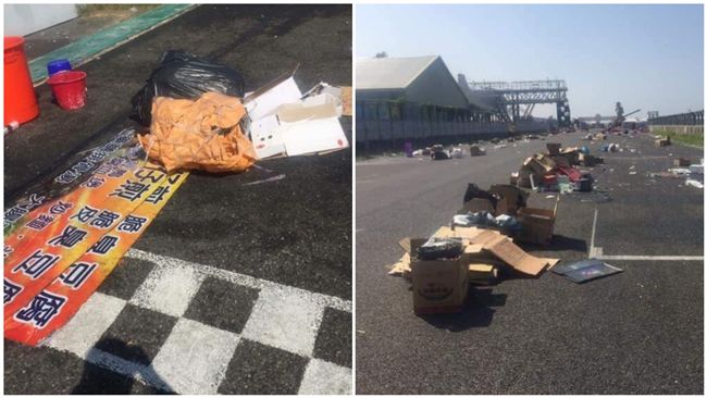 燈會結束滿地垃圾？網打臉：才剛撤場