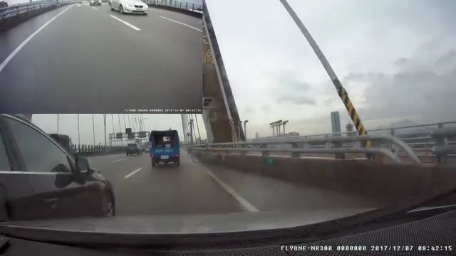 惡男逼車害對方撞護欄　結局令人愉悅