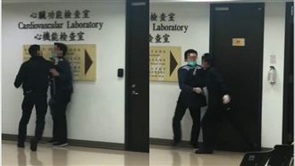 不爽被要求掃地！他大鬧醫院推打同事