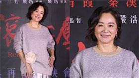 林青霞專程回國出席「紅塵滾滾｣數位修復版首映會。（圖／記者邱榮吉攝影）