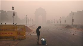 印度空污嚴重▲（圖／美聯社／達志影像）