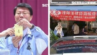驚！謝龍介服務處宣傳車倒臥昏迷男子