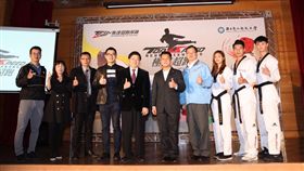 ▲急速超跑集團與彰師大跆拳道隊合作。（圖／極速超跑保險集團提供）