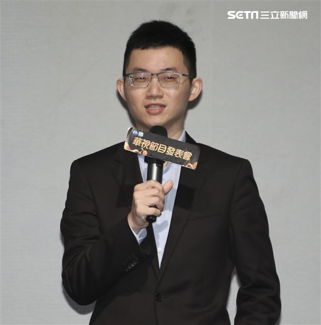 2019華視節目表會，節目「今夜造口夜」主持人陳子見(視網膜)。（記者林士傑/攝影） 