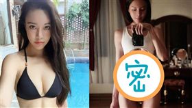 李元玲貼出正面「南半球範例」噴血泳衣宣傳自己的IG平台。（圖／翻攝自李元玲IG）