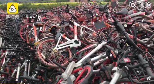 中國共享單車狂倒閉…農田堆廢棄單車