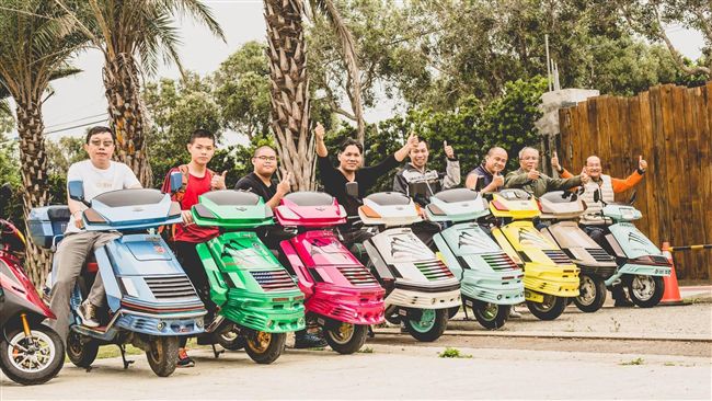 這些車你認得幾台　經典二輪機車齊聚
