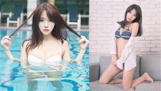 比基尼辣妹超兇！原來是外拍界林志玲