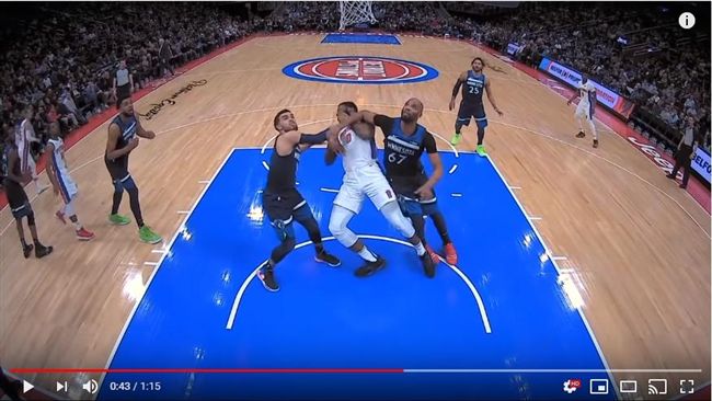 NBA／卡位揮肘　活塞、灰狼險幹架