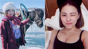 熊熊隨《愛玩客》節目前往外蒙古，許多新鮮的第一次體驗。（圖／翻攝自熊熊臉書）