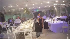  樂極生悲! 婚宴突遇怪風襲擊.賓客奔逃