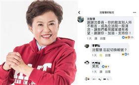 「了不起，負責」藍委沈智慧忘切帳號　自誇清流網全笑翻 圖翻攝自臉書