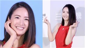 林依晨出席代言活動。（合成圖／記者林士傑攝影）