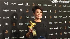 20161126金燕玲奪金馬女配　形容自己番茄炒蛋　圖／記者王建棠攝影