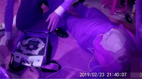 新北市，蘆洲，跳舞，昏迷，急救，蘆洲分局，集賢派出所