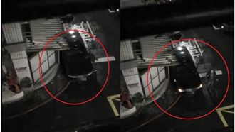 不爽遭檢舉！醉男見違停車怒踹砸花盆