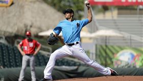 ▲陳偉殷在春訓的好投。（圖／美聯社／達志影像）