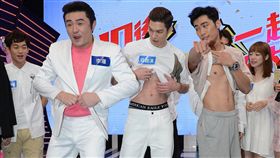 《90後的我們》、《一起幹大事》聯合開鏡記者會。李㼈、邱宇辰在《一起幹大事》中飾演父子檔。（八大電視提供）