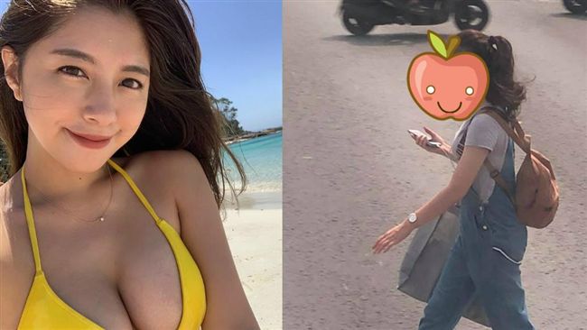 紅燈遇野生寫真女神?　側胸焦點歪樓