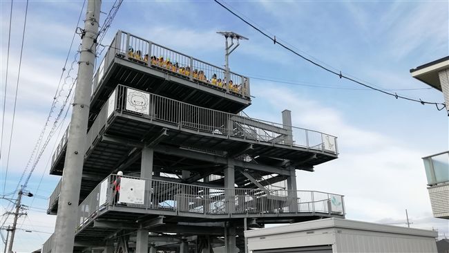 日幼稚園海嘯警報如特技　5分上高塔