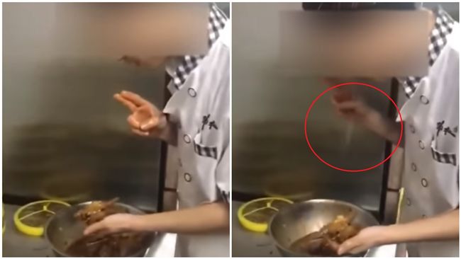 缺德廚師作法加料！朝鳳爪吐大坨口水