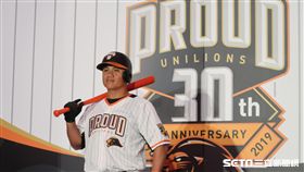 統一獅強打陳鏞基。（圖／記者王怡翔攝影）