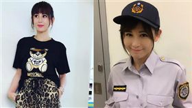 女星鄭仲茵聽朋友建議繞警局去衰轉運。（圖／翻攝自鄭仲茵臉書）