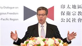 布朗貝克出席印太公民社會對話開幕美國國務院國際宗教自由無任所大使布朗貝克（Sam Brownback）11日在台北出席「2019年印太區域保衛宗教自由公民社會對話」開幕典禮，並發表主題演講。中央社記者吳翊寧攝  108年3月11日