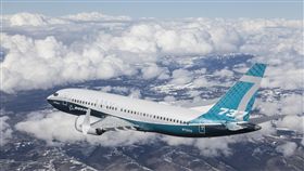 波音新機  完成首次試飛737 MAX家族最新機種波音737 MAX 7完成首度試飛，這款新機將在2019年開始撥交給訂戶。（波音公司提供）中央社記者曹宇帆洛杉磯傳真  107年3月17日