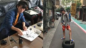 日本版畫家野口龍平「0元旅行」挨轟。（圖／翻攝自のぐ / タイヤひっぱり Twitter）