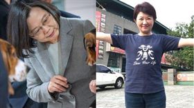 盧秀燕,蔡英文,台中,空汙,交管 圖/蔡英文臉書,盧秀燕臉書