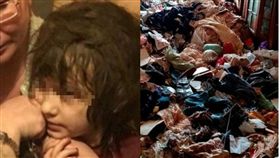 俄羅斯,蟑螂,垃圾,禁錮,女童,環境,防護衣,厭食症　圖／翻攝自YouTube
