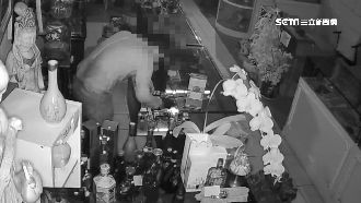 6分鐘搜刮百萬藝品　賊戴鑽戒落網