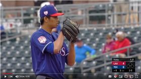 ▲黃暐傑後援3場丟6分遭下放小聯盟。（圖／翻攝自BlueBall）