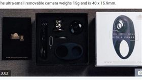 這攝影機掛生殖器無死角HD內攝。（圖／翻攝自太陽報）