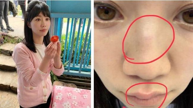 玻璃擦太乾淨…高嘉瑜撞到鼻青臉腫