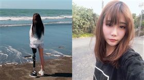 截肢,義肢,車禍,正妹,辣妹,健身,稅尹（受訪者提供）