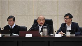 行政院長蘇貞昌主持治安會報。（圖／行政院提供）