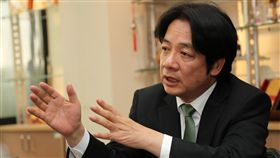 賴清德：無論高雄或台南都只有口號　欠缺作為前行政院長賴清德（圖）13日接受中央社專訪時表示，國民黨台南市立委補選候選人謝龍介在台南「東施效顰」提出「發大財」作為競選口號，但無論是（韓國瑜）高雄或（謝龍介）台南都只有口號，沒有具體作為。中央社記者張皓安攝　108年3月13日