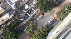  七賢國中舊教室坍塌　圖／翻攝畫面