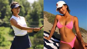 ▲LPGA新星何沐妮成為伍茲師妹。（圖／翻攝自IG）