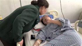 大陸,血崩,癱瘓,救命錢,失聯(圖/翻攝自微博)