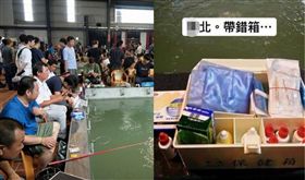 友釣蝦帶這箱！他見「8藥水」驚呆網笑噴：好有畫面
（圖／翻攝自PTT笨板、爆廢公社）