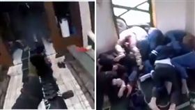 紐西蘭基督城15日發生恐怖槍擊案！一名槍手攻擊清真寺時，「見人就殺」，就連龜縮在地上的民眾都無一倖免，宛如把殺人當成射擊遊戲。攻擊影片曝光後，掀起網友熱議，紛紛怒轟：「太誇張了！」（圖／翻攝自推特）