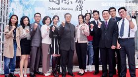 《國際橋牌社》開鏡，主要演員楊烈、湯志偉、廖苡喬、周孝安等人到場。（圖／記者林士傑攝影）