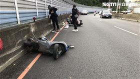 騎士,擦撞,無呼吸,新店,翻攝畫面